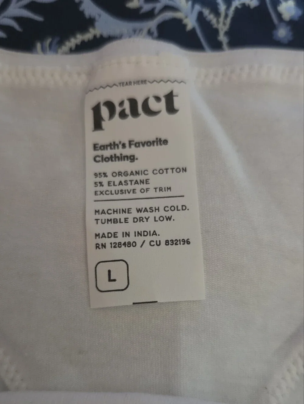 NWOT- Pact Organic- 3pck Thongs